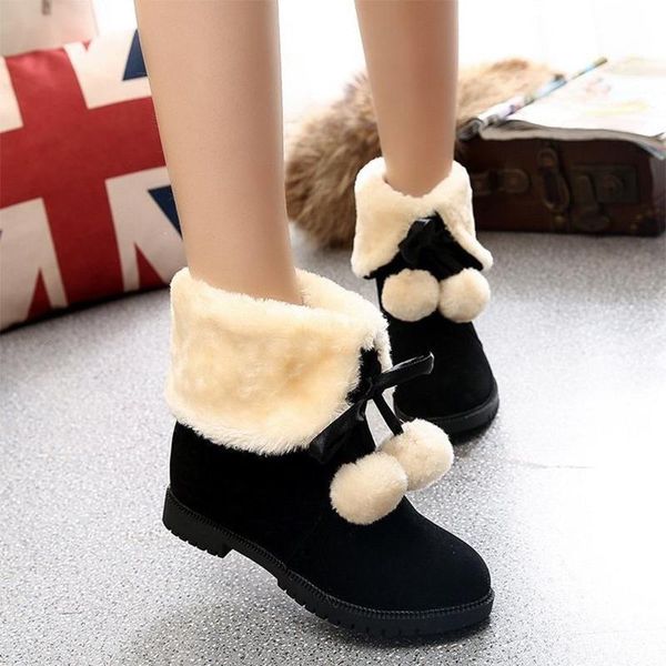 boots women solid winter faux fur ankle warm snow female block heels ladies shoes footwear comfortable shoe nvxue39, Black
boots women solid winter faux fur ankle warm snow female block heels ladies shoes footwear comfortable shoe nvxue39, Black