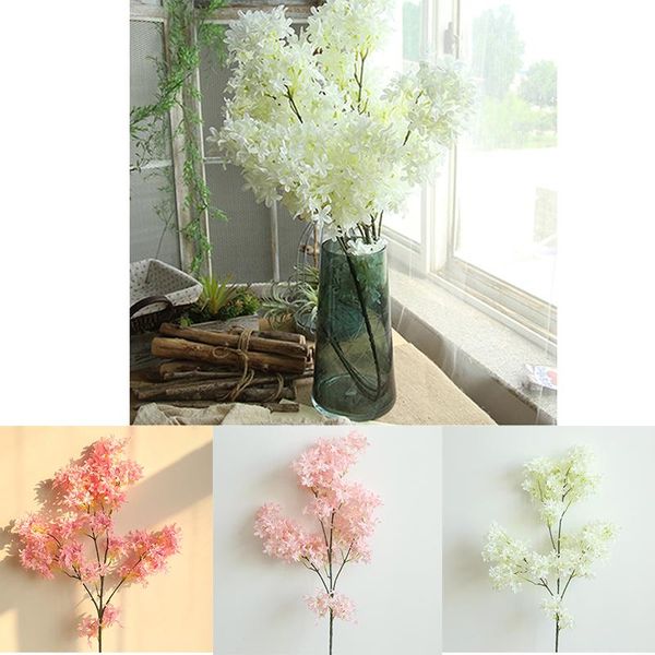95cm artificial flower branch home arrangement silk cherry blossoms wedding festival party decoration fake decorative flowers & wreaths
95cm artificial flower branch home arrangement silk cherry blossoms wedding festival party decoration fake decorative flowers & wreaths
