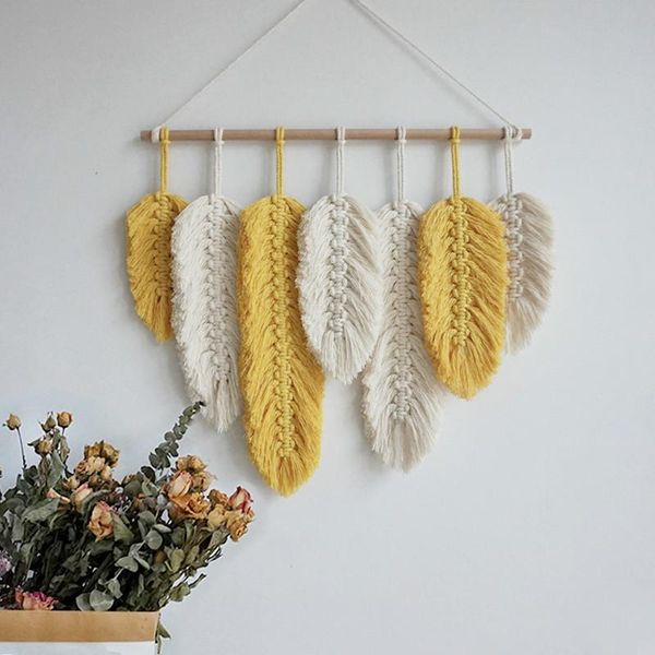 tapestries hand-made macrame wall hanging feather cotton woven leaves living room headboard door porch hangings boho decor tapestry
tapestries hand-made macrame wall hanging feather cotton woven leaves living room headboard door porch hangings boho decor tapestry