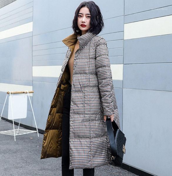 white duck down jacket women 2021 winter long double-sided wear coats korean slim coat over the knee female outwear, Black
white duck down jacket women 2021 winter long double-sided wear coats korean slim coat over the knee female outwear, Black