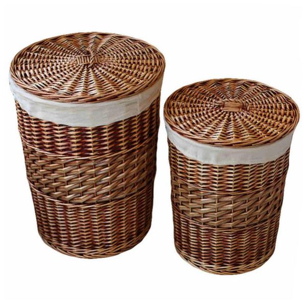 home storage organization handmade woven wicker cattail laundry hamper baskets with lid decorative cesta
home storage organization handmade woven wicker cattail laundry hamper baskets with lid decorative cesta