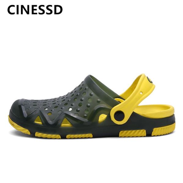 slippers cinessd brand jelly plastic sandals men's fashion trend explosions shoes soft and comfortable hole beach, Black
slippers cinessd brand jelly plastic sandals men's fashion trend explosions shoes soft and comfortable hole beach, Black