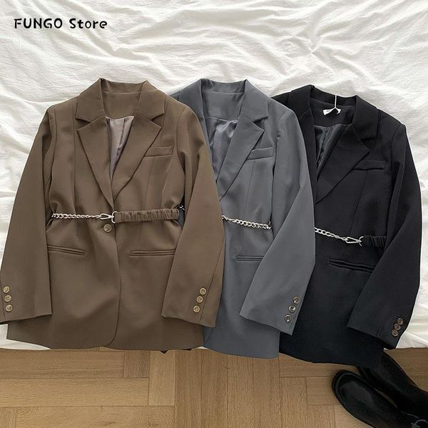 elegant design blazer lady 2021 autumn women's solid color business suit collar long-sleeved blazers women belt included suits &, White;black
elegant design blazer lady 2021 autumn women's solid color business suit collar long-sleeved blazers women belt included suits &, White;black