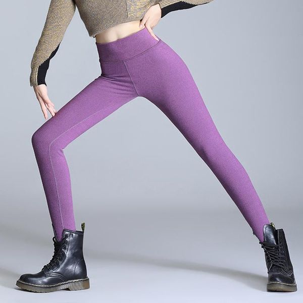 women's leggings oumengka women autumn warm fitness legging slim high waist mujer elastic ankle length polyester s-4xl, Black
women's leggings oumengka women autumn warm fitness legging slim high waist mujer elastic ankle length polyester s-4xl, Black