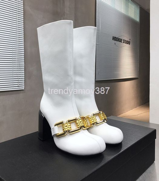 boots autumn winter gold chain thick heel fashion boots mary jane thin women's square head splicing elastic soft leather, Black
boots autumn winter gold chain thick heel fashion boots mary jane thin women's square head splicing elastic soft leather, Black