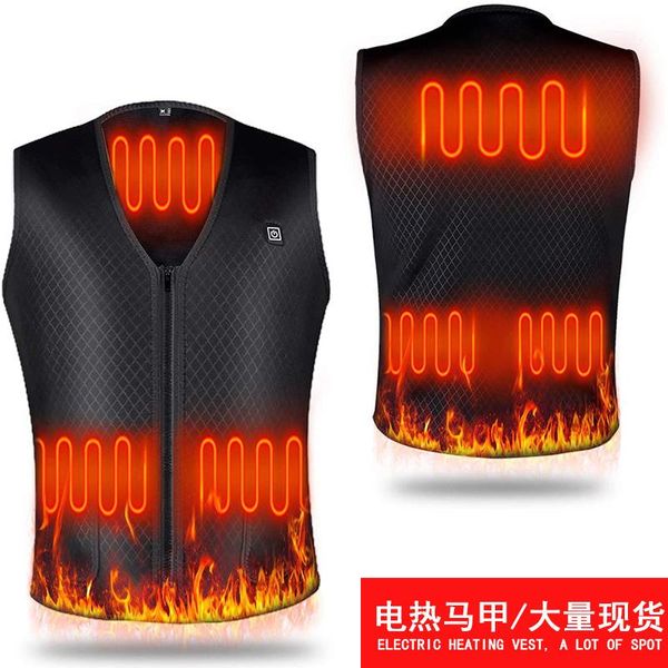 women's vests winter warming smart heated vest usb electric rechargeable with heating pad jacket man women, Black;white
women's vests winter warming smart heated vest usb electric rechargeable with heating pad jacket man women, Black;white