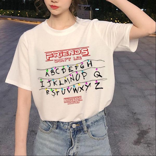 stranger women things t shirt eleven hip hop 90s gothic female clothing femme streetwear kawaii upside, White
stranger women things t shirt eleven hip hop 90s gothic female clothing femme streetwear kawaii upside, White