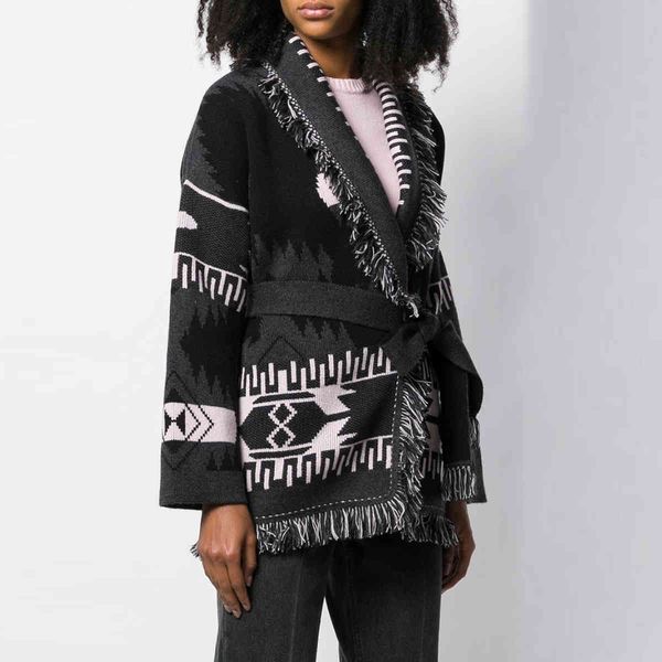 jastie overisized retro jacquard cardigan women sweaters tassel trims long sleeve winter warm thick knitted sweater overcoat 210419, White;black
jastie overisized retro jacquard cardigan women sweaters tassel trims long sleeve winter warm thick knitted sweater overcoat 210419, White;black