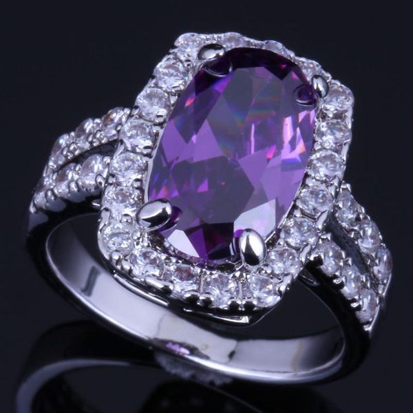 clean oval purple cubic zirconia white cz silver plated ring v0645 cluster rings, Golden;silver
clean oval purple cubic zirconia white cz silver plated ring v0645 cluster rings, Golden;silver