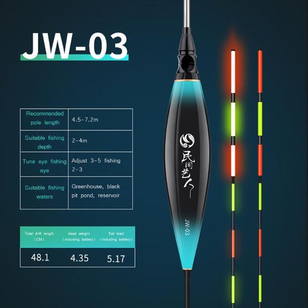 fishing accessories smart float led light bite alarm color change automatic night electronic changing buoy glow in the dark fish
fishing accessories smart float led light bite alarm color change automatic night electronic changing buoy glow in the dark fish