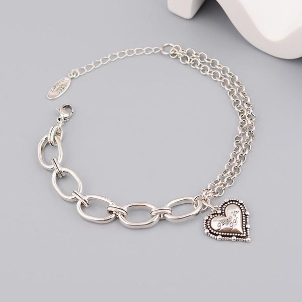 link, chain retro style korean love hip-hop bracelet female niche design, light luxury, cold style, high-end sense of jewelry wholesale, Black
link, chain retro style korean love hip-hop bracelet female niche design, light luxury, cold style, high-end sense of jewelry wholesale, Black
