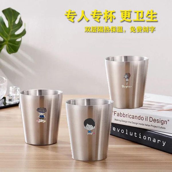 mugs 304 stainless steel double layered water cup thick insulation beer coffee mug creative drinkware
mugs 304 stainless steel double layered water cup thick insulation beer coffee mug creative drinkware