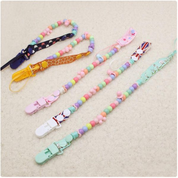 pacifiers# 1pcs dummy pacifier clips chain pendant nursing teething gift for born baby boy girl crochet beads shower
pacifiers# 1pcs dummy pacifier clips chain pendant nursing teething gift for born baby boy girl crochet beads shower