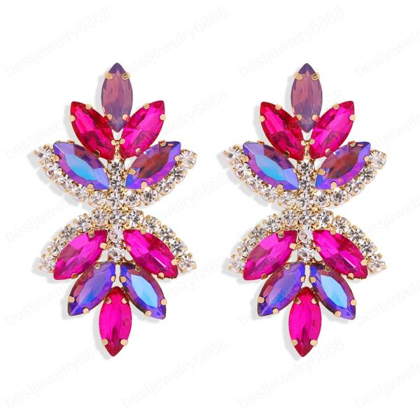 statement multilayer colorful rhinestone flower dangle earrings for women trendy crystal jewelry wedding gift, Silver
statement multilayer colorful rhinestone flower dangle earrings for women trendy crystal jewelry wedding gift, Silver