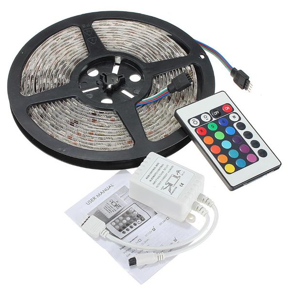 strip 5m dc 12v 300 led rgb light waterproof flexible tape lamp red blue green+24 key ir controller strips
strip 5m dc 12v 300 led rgb light waterproof flexible tape lamp red blue green+24 key ir controller strips
