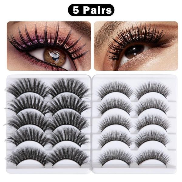 zwellbe 5 pairs false eyelashes fashion soft thick eye lashes natural long cross fake lash handmade beauty makeup tools
zwellbe 5 pairs false eyelashes fashion soft thick eye lashes natural long cross fake lash handmade beauty makeup tools