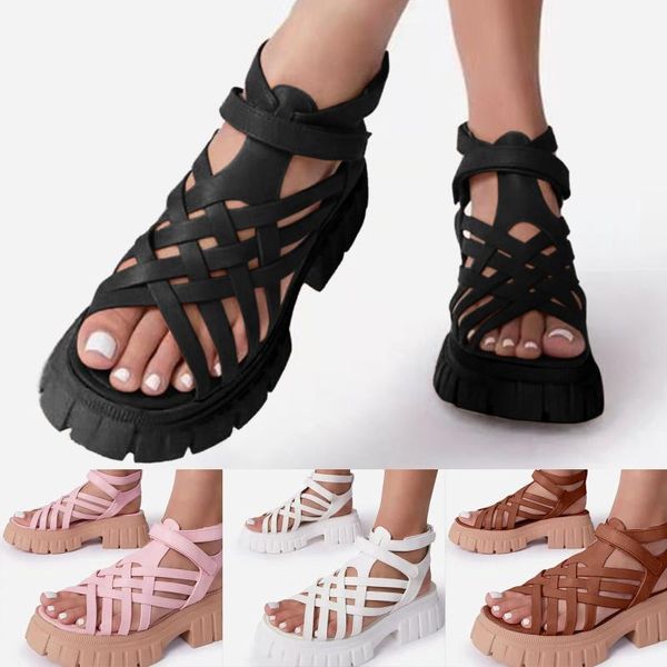 sandals fashion women's casual shoes 2021 breathable thick-soled outdoor leisure, Black
sandals fashion women's casual shoes 2021 breathable thick-soled outdoor leisure, Black