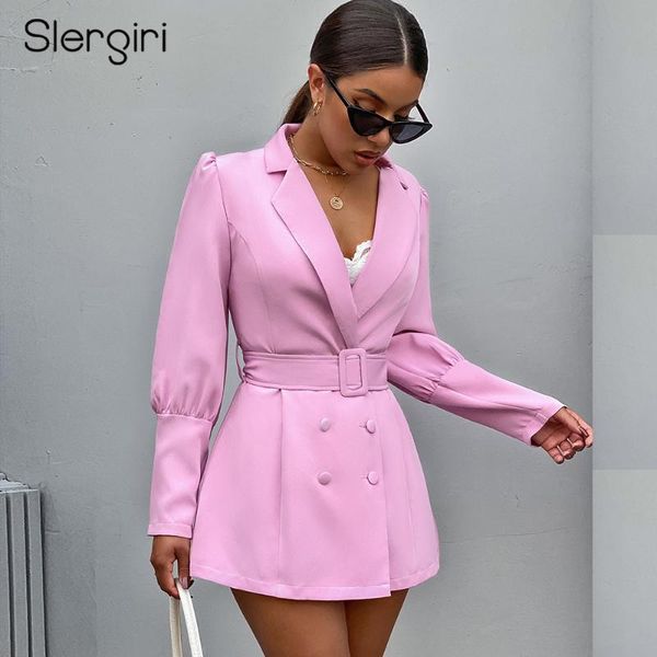 slergiri notched neck double breasted suit coat women autumn leg-of-mutton sleeve solid blazer office lady belted blazers women's suits, White;black
slergiri notched neck double breasted suit coat women autumn leg-of-mutton sleeve solid blazer office lady belted blazers women's suits, White;black