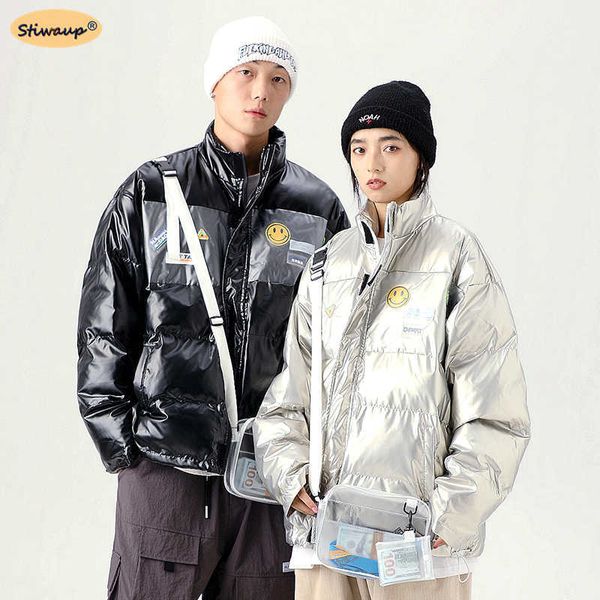 men's and women's padded coats, stand collar bags, hip-hop style, designer clothing, shiny cloak, 2021 winter series, Black
men's and women's padded coats, stand collar bags, hip-hop style, designer clothing, shiny cloak, 2021 winter series, Black