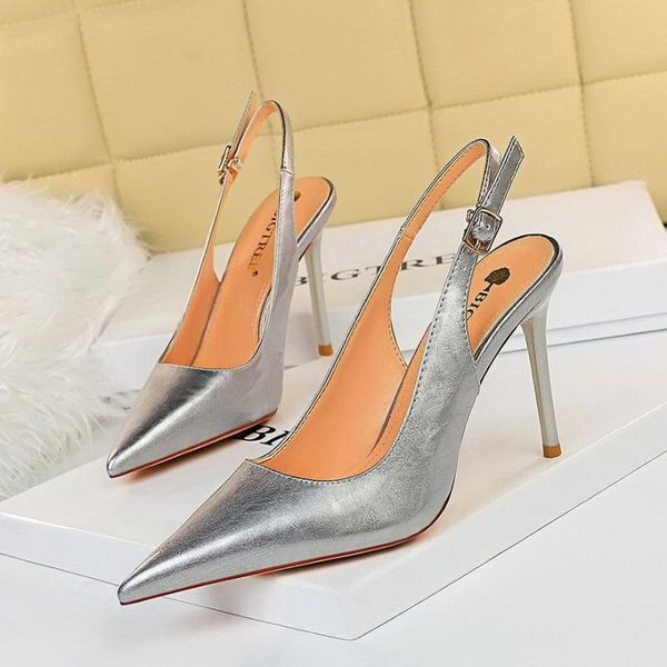 tip toe soild color stiletto high-heel shoes thin heels buckle strap high-heels women's sandals party for women, Black
tip toe soild color stiletto high-heel shoes thin heels buckle strap high-heels women's sandals party for women, Black