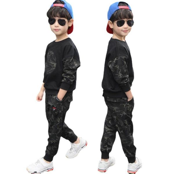 clothing sets kids boys' autumn suit children's camouflage stitching coat+pant two-piece sports handsome clothes.4-12 ages, White
clothing sets kids boys' autumn suit children's camouflage stitching coat+pant two-piece sports handsome clothes.4-12 ages, White