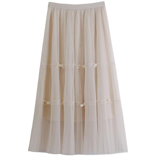 skirts spring summer fashion women mesh skirt apricot stretch high waist lining bowknot stitching a line, Black
skirts spring summer fashion women mesh skirt apricot stretch high waist lining bowknot stitching a line, Black