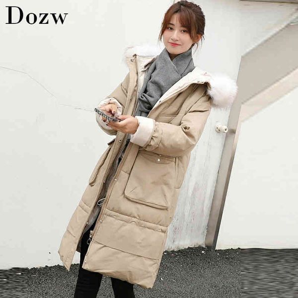 solid hooded parka women winter casual full sleeve pockets thicken coat mid length space cotton padded jackets coats veste femme 210414, Black
solid hooded parka women winter casual full sleeve pockets thicken coat mid length space cotton padded jackets coats veste femme 210414, Black