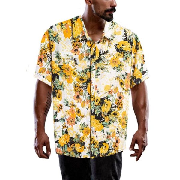men's casual shirts hawaii style short sleeve men turn-down collar summer beach man slim, White;black
men's casual shirts hawaii style short sleeve men turn-down collar summer beach man slim, White;black