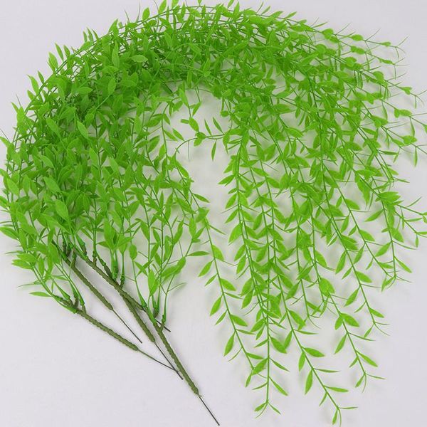 decorative flowers & wreaths 5 forks 105cm artificial weeping willow leaves simulation leaf wall vines vine bar wedding restaurant interior
decorative flowers & wreaths 5 forks 105cm artificial weeping willow leaves simulation leaf wall vines vine bar wedding restaurant interior