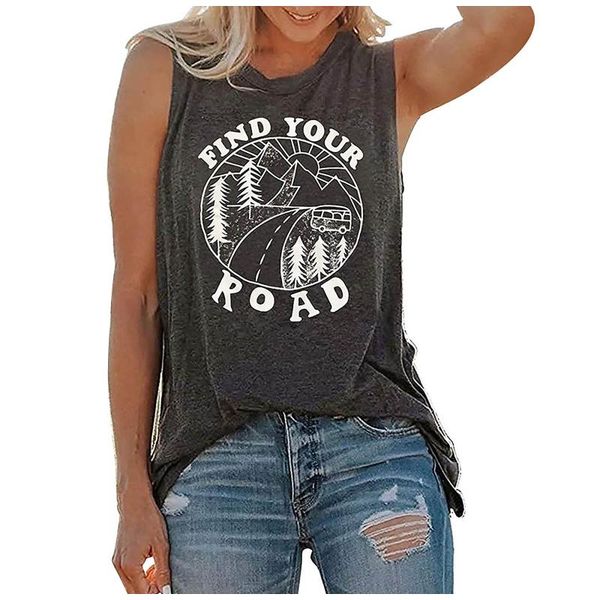 find your road funny graphic tee 2021 summer women sleeveless o-neck t shirts lady streetwear clothes mujer camisetas a40 women's t-shi, White
find your road funny graphic tee 2021 summer women sleeveless o-neck t shirts lady streetwear clothes mujer camisetas a40 women's t-shi, White