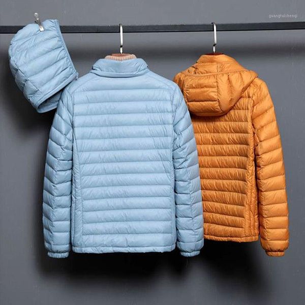 fall winter women ultralight thin down jacket white duck hooded jackets remove hat warm coat parka female portable outwear women's & pa, Black
fall winter women ultralight thin down jacket white duck hooded jackets remove hat warm coat parka female portable outwear women's & pa, Black