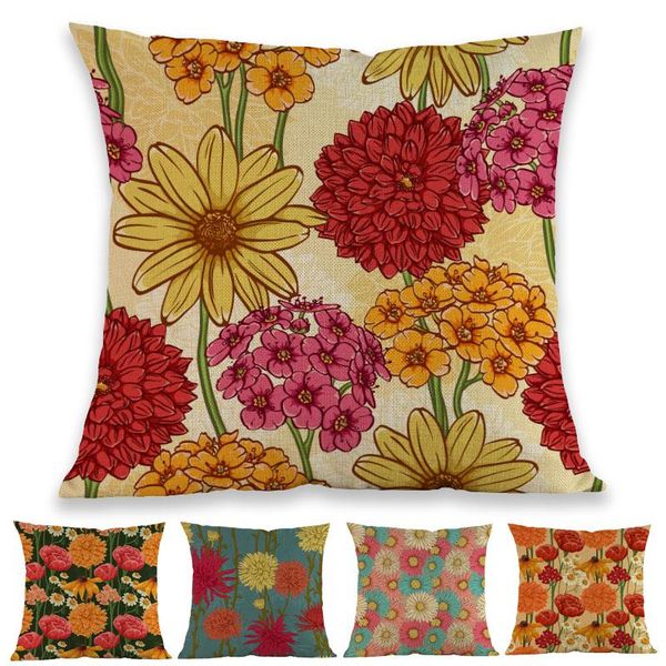 hand drawn flowers elegant floral gerbera daisy chrysanthemum pattern linen throw pillow case home sofa decoration cushion cover cushion/dec
hand drawn flowers elegant floral gerbera daisy chrysanthemum pattern linen throw pillow case home sofa decoration cushion cover cushion/dec