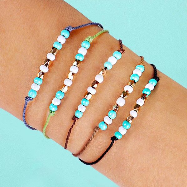 charm bracelets fashion gold delicate seed bead bracelet cream seafoam simple wax-coated string handmade friendship women, Golden;silver
charm bracelets fashion gold delicate seed bead bracelet cream seafoam simple wax-coated string handmade friendship women, Golden;silver