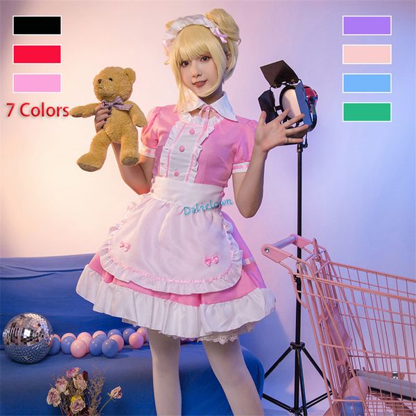 anime costumes black pink maid outfit men women sweet gothic lolita dress anime cosplay costume apron dress uniform plus size halloween cost
anime costumes black pink maid outfit men women sweet gothic lolita dress anime cosplay costume apron dress uniform plus size halloween cost