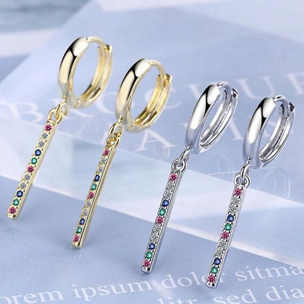 hoop & huggie kofsac fashion 925 sterling silver earrings for women colorful zircon earring jewelry girl party accessories birthday gifts, Golden;silver
hoop & huggie kofsac fashion 925 sterling silver earrings for women colorful zircon earring jewelry girl party accessories birthday gifts, Golden;silver
