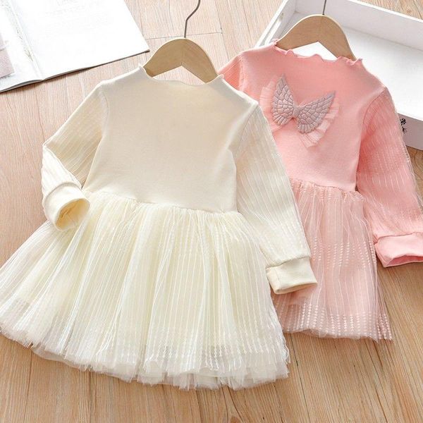 girl's dresses 2021 autumn kids for girls design cute small wings mesh princess birthday party wedding dress children clothes, Red;yellow
girl's dresses 2021 autumn kids for girls design cute small wings mesh princess birthday party wedding dress children clothes, Red;yellow