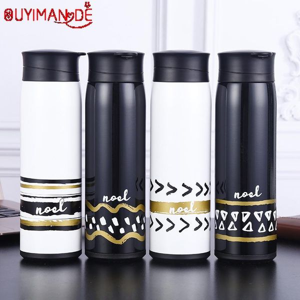 water bottles 400/300ml thermal mug 304 stainless steel black and white geometric pattern cup bottle bounce vacuum flask
water bottles 400/300ml thermal mug 304 stainless steel black and white geometric pattern cup bottle bounce vacuum flask