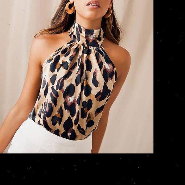 fashion womens shirts sale leopard print halter sleeveless hanging neck blouses clothing size s xxl, White
fashion womens shirts sale leopard print halter sleeveless hanging neck blouses clothing size s xxl, White