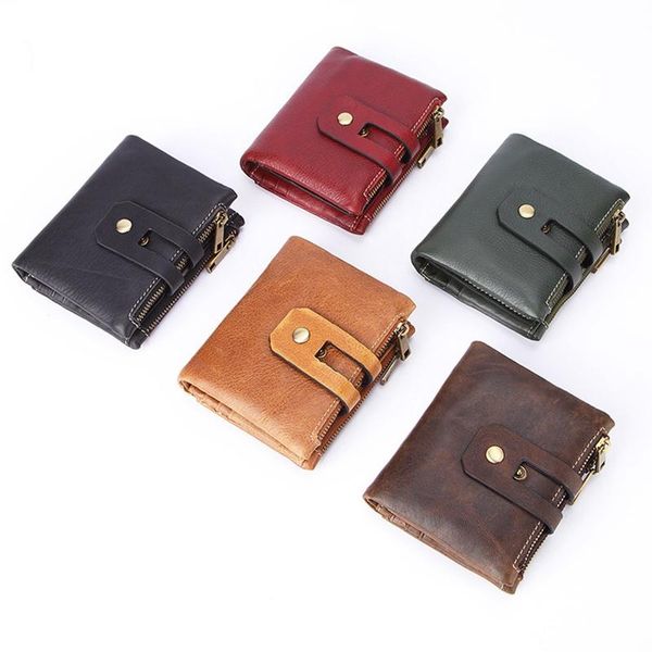 wallets men wallet anti-rfid theft casual fashion short leather double zip multi card coin purse cowhide holder, Red;black
wallets men wallet anti-rfid theft casual fashion short leather double zip multi card coin purse cowhide holder, Red;black