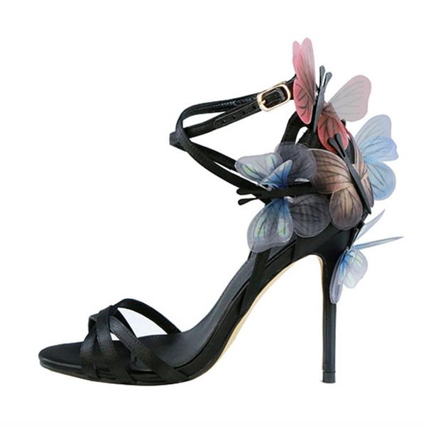 luxury summer women vibrant butterfly high heels black yellow blue satin party wedding shoes zapatos mujer gladiator sandals
luxury summer women vibrant butterfly high heels black yellow blue satin party wedding shoes zapatos mujer gladiator sandals