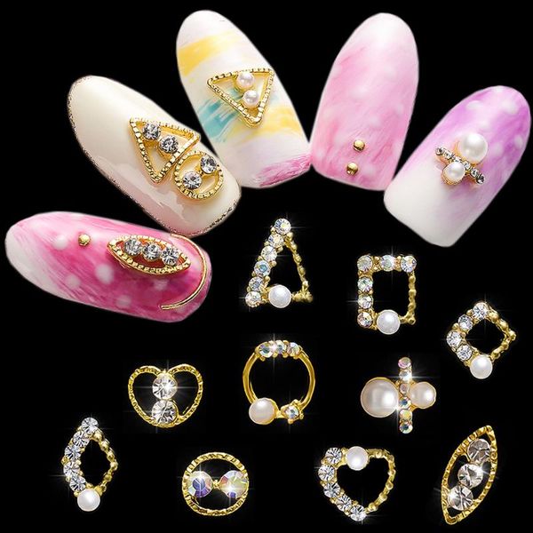 nail art decorations 10 x 3d charms, triangle, square, oval, alloy rhinestone gems pearl jewelry decoration nails glitter, Silver;gold
nail art decorations 10 x 3d charms, triangle, square, oval, alloy rhinestone gems pearl jewelry decoration nails glitter, Silver;gold