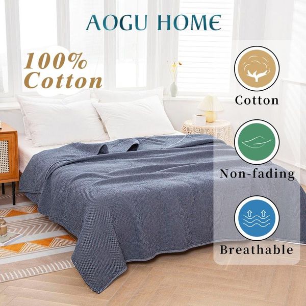 comforters & sets aoguhome 1pc 100% cotton towel quilt solid color luxury with lattice breathable bedding home sleeping blanket 150*200cm
comforters & sets aoguhome 1pc 100% cotton towel quilt solid color luxury with lattice breathable bedding home sleeping blanket 150*200cm