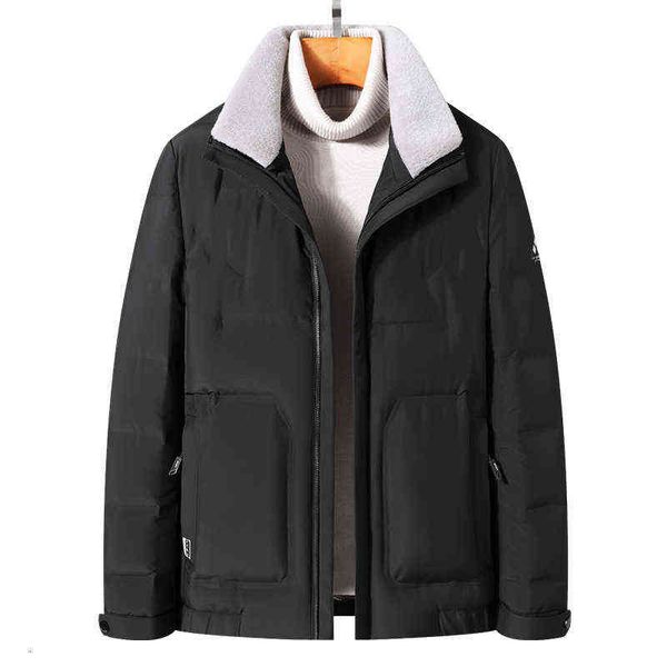 2021 winter down et men's short dachable wool lapel middle-aged and young people's leisure cold proof warm, Black
2021 winter down et men's short dachable wool lapel middle-aged and young people's leisure cold proof warm, Black