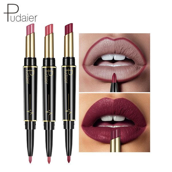 pudaier 2 in 1 matt stick + liner makeup matte stick pen make up cosmetics balm mate batom cream balm lipliner
pudaier 2 in 1 matt stick + liner makeup matte stick pen make up cosmetics balm mate batom cream balm lipliner