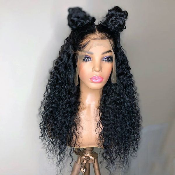 part 26 inch soft long loose curly lace front wig for women with babyhair high temperature fiber daily wear middle part deep part glueless n, Black;brown
part 26 inch soft long loose curly lace front wig for women with babyhair high temperature fiber daily wear middle part deep part glueless n, Black;brown