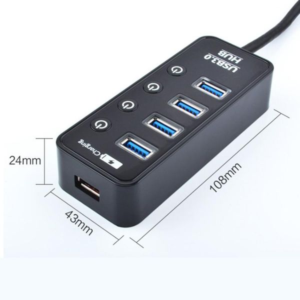 hubs usb hub 3.0 with 4 ports and 1 smart charging port adapter high-speed transmission
hubs usb hub 3.0 with 4 ports and 1 smart charging port adapter high-speed transmission