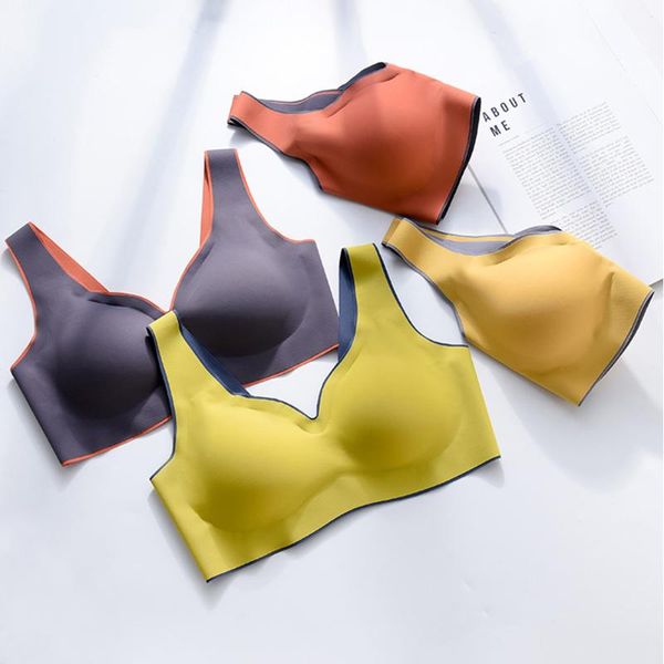 bras latex seamless bra push up bralette underwear for women cooling gathers -proof female intimate comfortable, Red;black
bras latex seamless bra push up bralette underwear for women cooling gathers -proof female intimate comfortable, Red;black