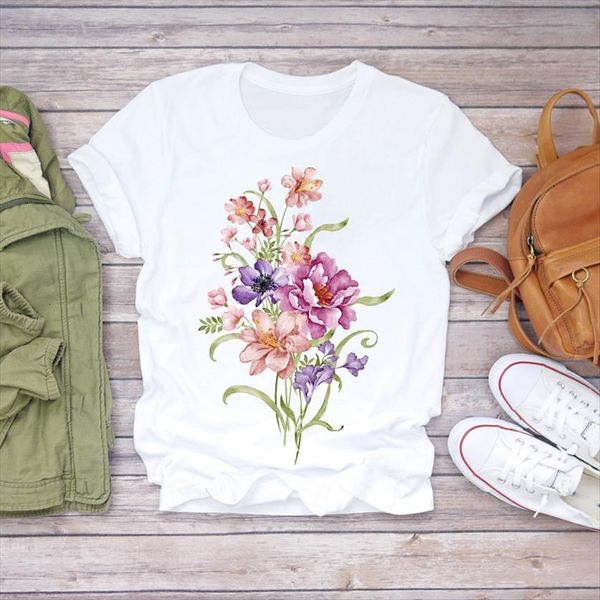 floral 90s harajuku korean women t shirt clothing flower graphic ladies female tee, White
floral 90s harajuku korean women t shirt clothing flower graphic ladies female tee, White