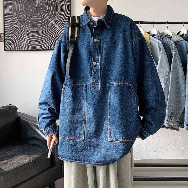 men's jackets primavera outono retro denim jaquetas masculino coreano estudante carga s cor sólida do vintage pulôver jcr2, Black;brown
men's jackets primavera outono retro denim jaquetas masculino coreano estudante carga s cor sólida do vintage pulôver jcr2, Black;brown