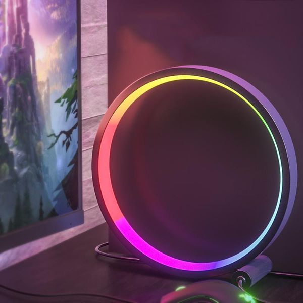 night lights 12w rgb led ring light remote control bedroom table decoration lamp atmosphere lighting fixture
night lights 12w rgb led ring light remote control bedroom table decoration lamp atmosphere lighting fixture